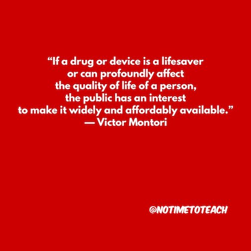 Heath care treatments that work should be made available to everyone who needs it.
Anything less is based on greed.