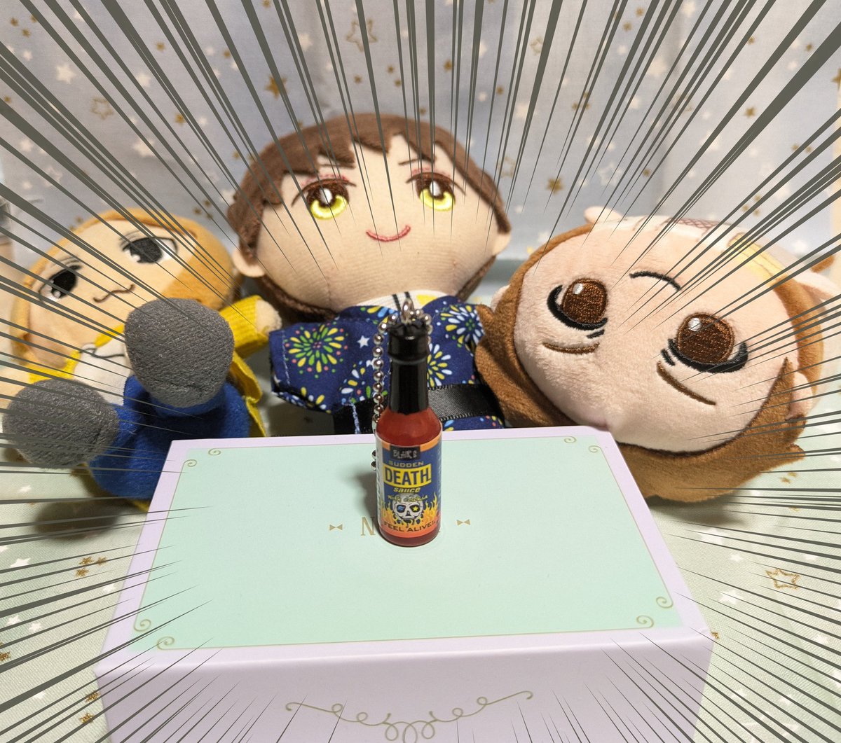 minamo_mv24's tweet image. デスソースに敗北するぬいちゃんズ🌶

#MSSPフォト