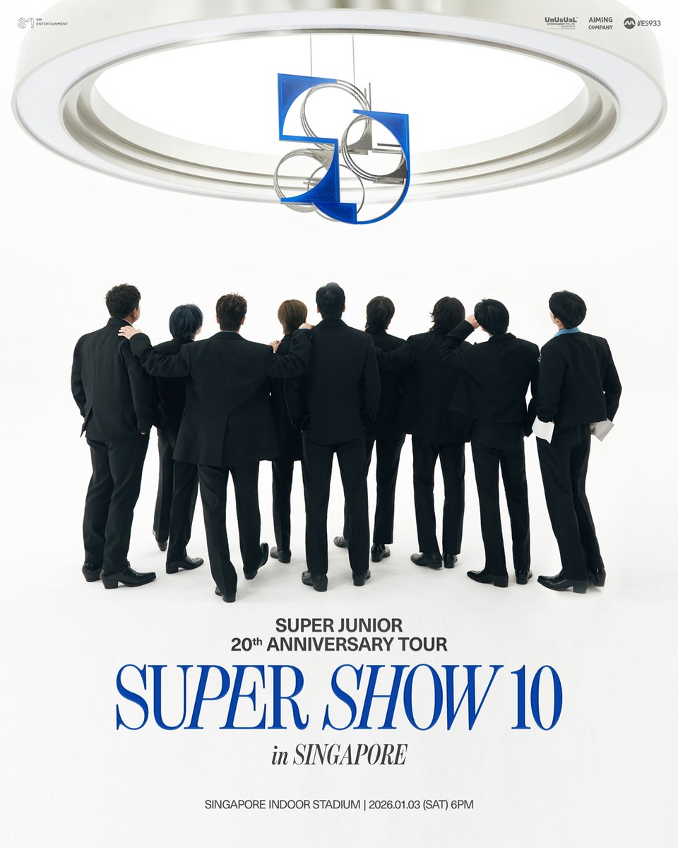 UNUSUAL_ENT's tweet image. 𝗦𝗨𝗣𝗘𝗥 𝗝𝗨𝗡𝗜𝗢𝗥 20th Anniversary TOUR &amp;lt;SUPER SHOW 10&amp;gt; in 𝗦𝗶𝗻𝗴𝗮𝗽𝗼𝗿𝗲

🔹E.L.F. Membership Pre-Sale Registration:
📆 [22 Sept, 12:00 PM] – [24 Sept, 11:59AM KST]
🔗 Register via Weverse weverse.io/superjunior/no…

#슈퍼주니어 #SUPERJUNIOR  #SUPERSHOW #SUPERSHOW10