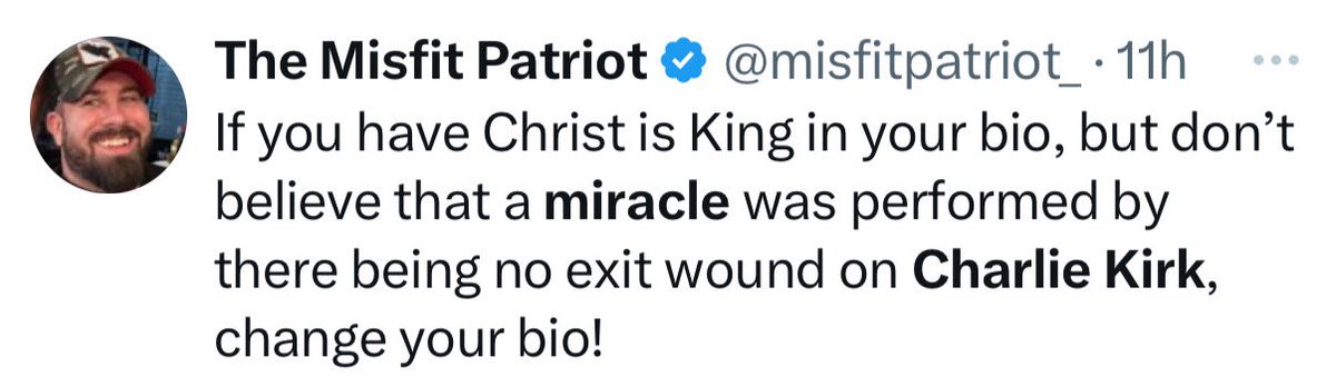 What do you notice about all the “Charlie Kirk is a man of Steel” miracle people…

Andrew Kolvet- Jewish 
Shawn Farasn- Jewish 
Fox News- Jewish Shill 
Misfit Patriot- Jewish Shill

🧐
