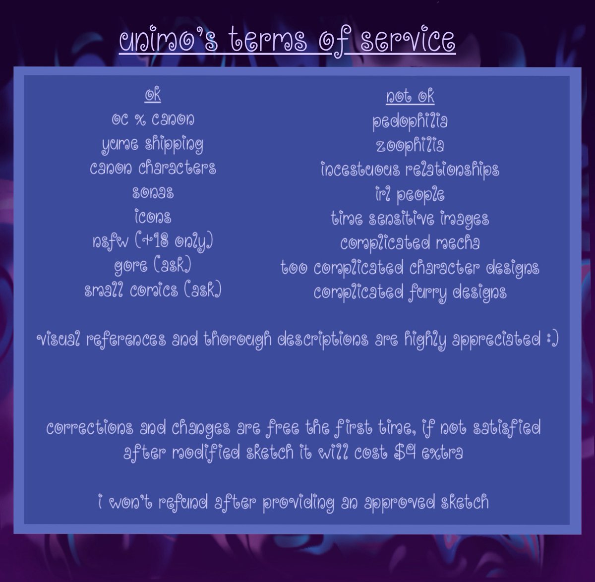 _unimo_'s tweet image. commissions always open! (please read terms and services before messaging me privately)