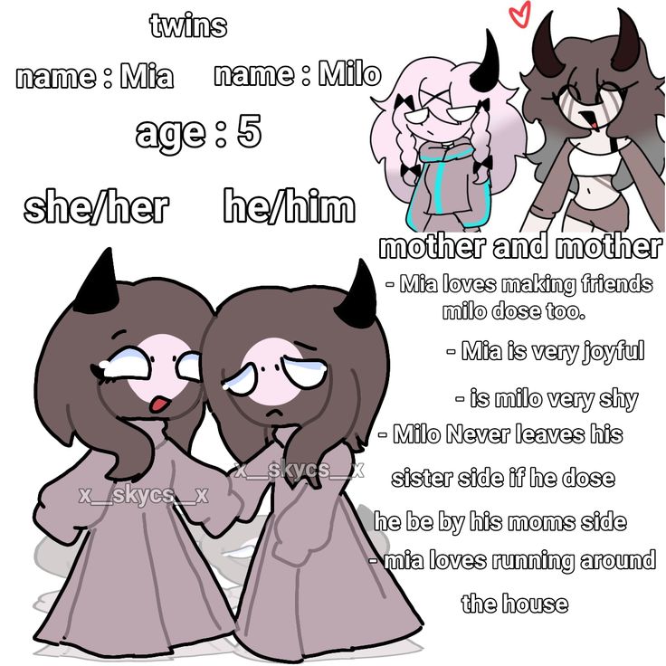 x___skycs___x's tweet photo. The twins grow up!! 

I'm so happy

#art #myart #fnf https://t.co/0T8n4K0kC5