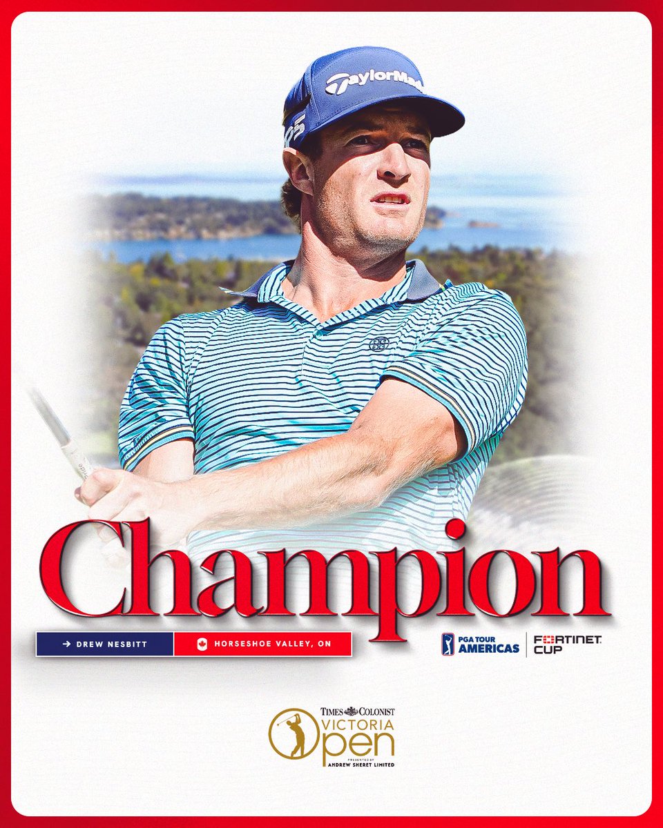 Nails from Nesbitt! 🏆 

Drew Nesbitt comes from four shots back to win the Times Colonist Victoria Open in a playoff!