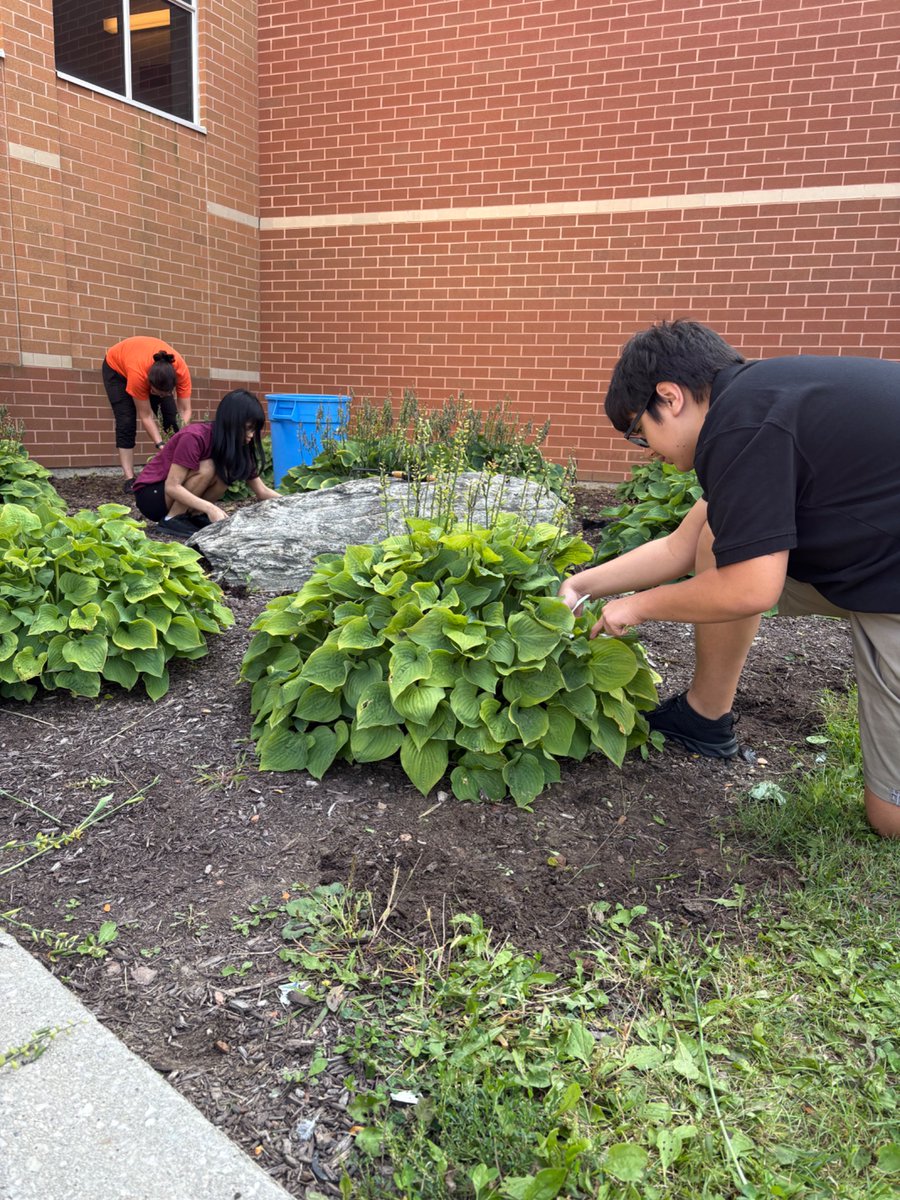 Our gardens weren’t the only things growing this past week… teamwork, leadership, and school pride grew too! 🌸🌱 #SchoolCommunity #FaithInAction"