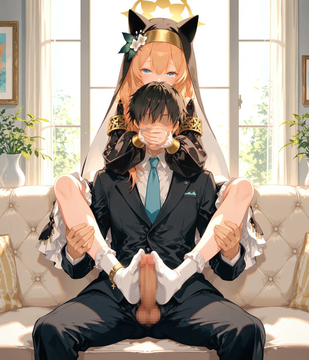 这位客人，你的问题很严重呢，就这样子我来帮你净化吧~射出的越多净化的越彻底哦，放空大脑，这时候做一个只会射精的笨蛋吧❤️