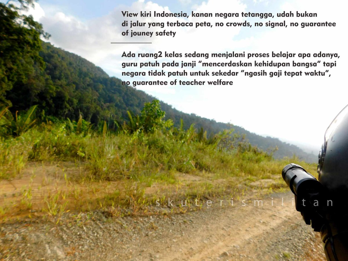 PrimaPrisma's tweet image. Di sini, warga ngk hny takut akan kekerasan, penindasan thdp tanah dan jiwa yg dilakukan oleh negara sendiri tp lebih takut berhadapan dgn masa depan, takut datang ke kota hny jd bahan "bully"

Di sini, di negara yg katanya ijo royo2, asik buat healing, nyatanya dikuasai maling