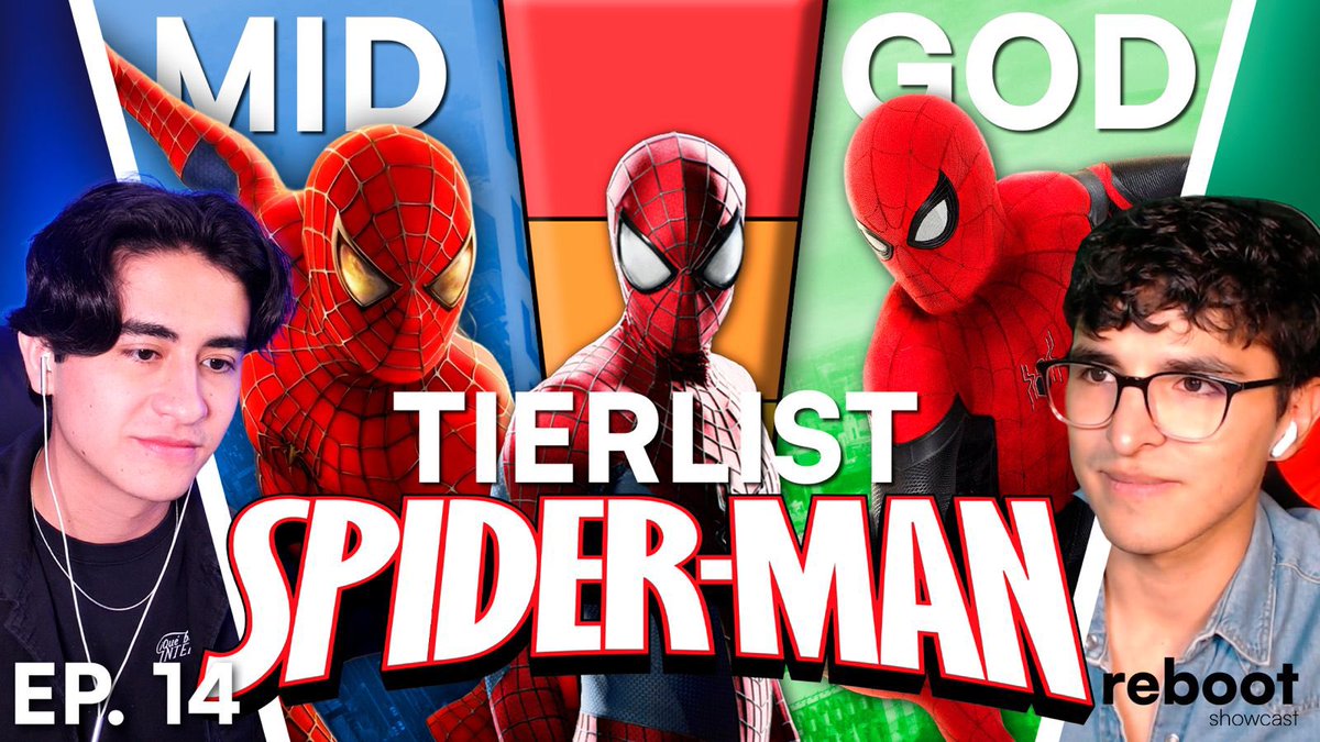 Spiderman 2 es la MEJOR película de Spiderman e Into the Spiderverse está SOBREVALORADA. 
De eso hablamos en el nuevo episodio de Reboot en donde hicimos la Tier List de todas las películas de Spiderman. Vayan a verlo! 👇🏽
youtu.be/IOWJcLXBOa0?si…
