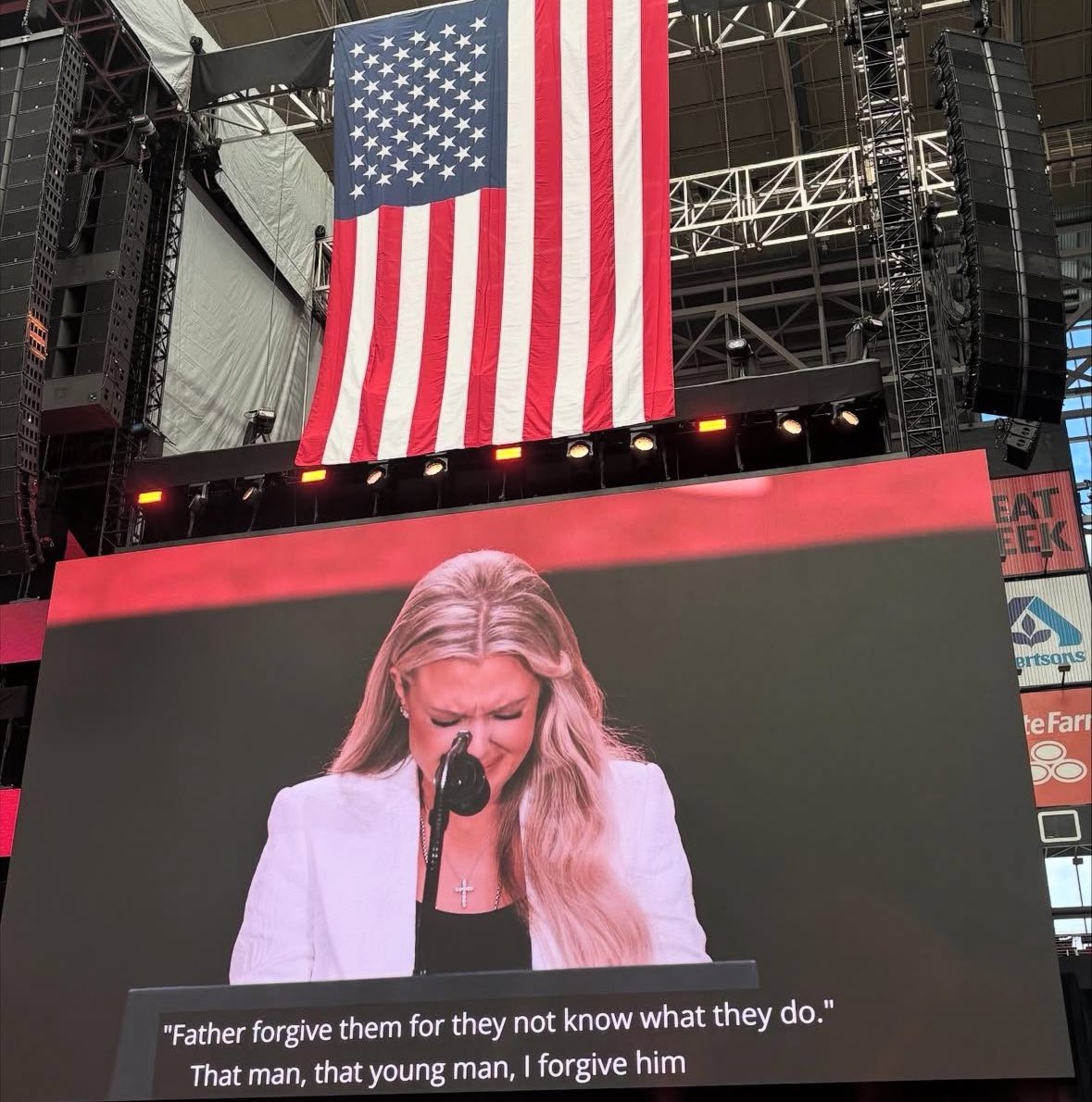Erika Kirk is an inspiration.

She chose forgiveness over revenge.

She chose love over hate.

She chose Christ.

God bless her.