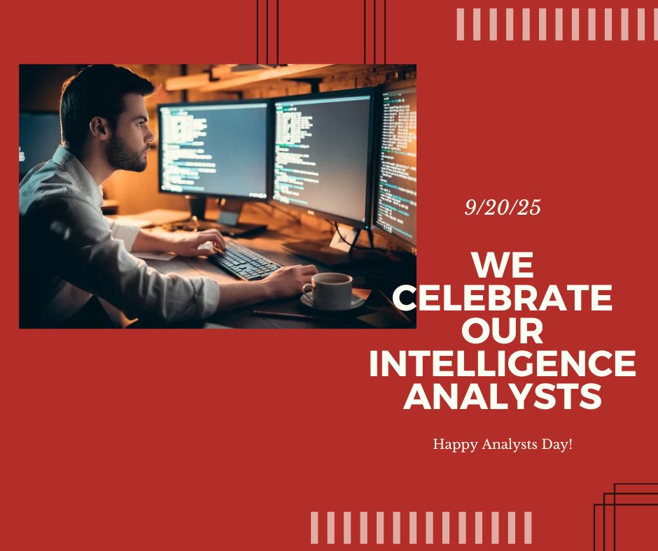NCRIC_HIDTA's tweet image. Those who work behind the scenes every day to ensure the security and safety of our communities, cities, and country. We celebrate you and appreciate you every day!!! #intelanalyst #safetysecurity