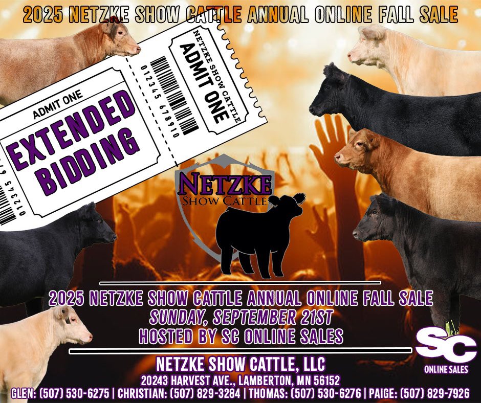 ‼️EXTENDED BIDDING NOW‼️

sconlinesales.com/Bids/AuctionsL…