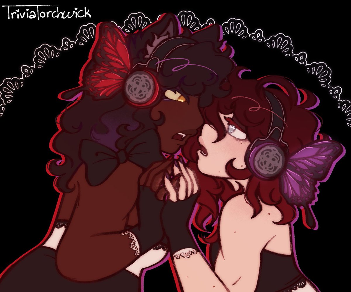 triviatorchwick's tweet image. cm for @smxkeylight !!🦋🐞 #rwby #ladybug