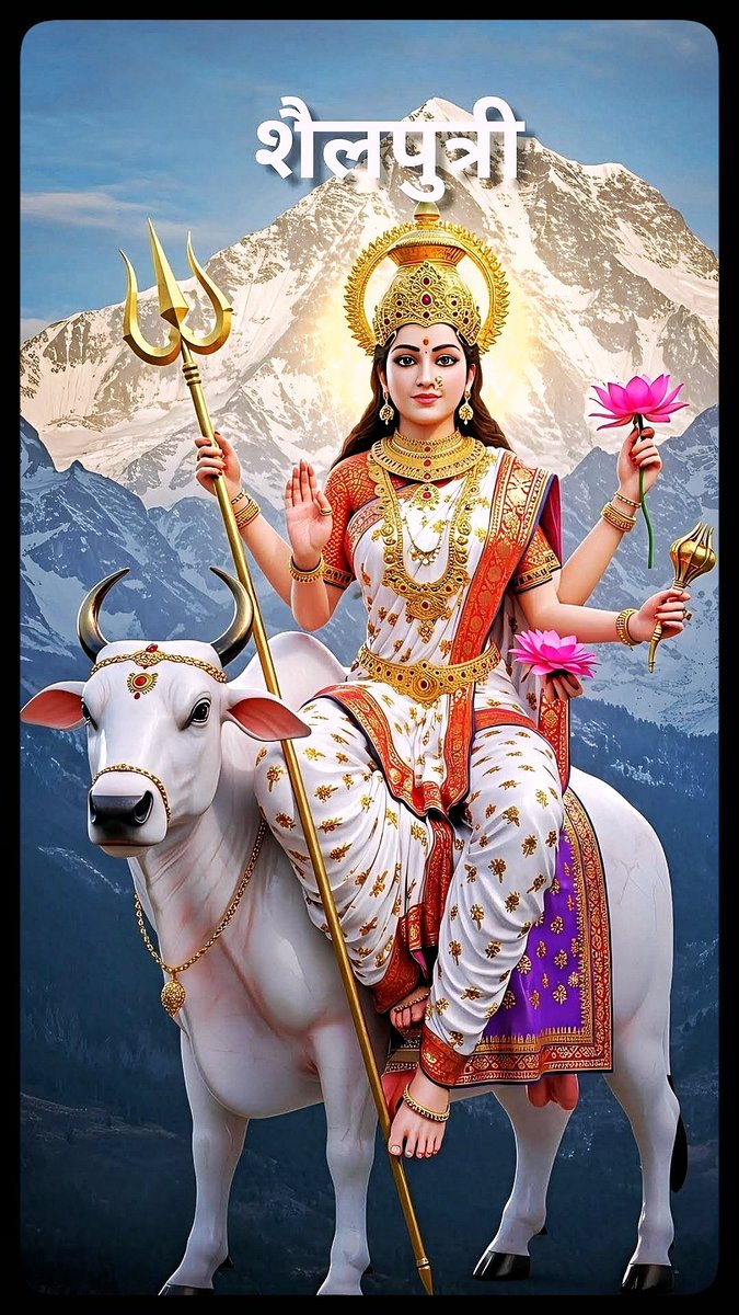 Nishant Jha Singer (@nishantjhaactor) on Twitter photo शैलपुत्री त्वं प्रथमं दुर्गा त्रिनेत्रा शान्तिदायिनी।
पुष्पवर्षिणि शारदा त्वं नमामि त्वां नमोऽस्तु ते॥
माता #शैलपुत्री की जय 🙏
आपको  नवरात्रि के प्रथम दिन की बहुत-बहुत शुभकामनाएं माता रानी की कृपा आप  पर बनी रहे 
#नवरात्रि2025 #Navaratri2025 शैलपुत्री त्वं प्रथमं दुर्गा त्रिनेत्रा शान्तिदायिनी।
पुष्पवर्षिणि शारदा त्वं नमामि त्वां नमोऽस्तु ते॥
माता #शैलपुत्री की जय 🙏
आपको  नवरात्रि के प्रथम दिन की बहुत-बहुत शुभकामनाएं माता रानी की कृपा आप  पर बनी रहे 
#नवरात्रि2025 #Navaratri2025