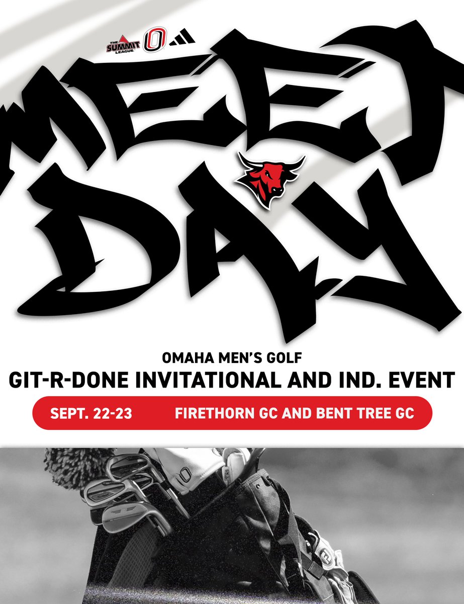 2️⃣ events for our guys this week🤘

🏆 Git-R-Done Invitational
🗓️ Sept. 22-23
⛳️ Firethorn GC (Lincoln, Neb.)
📊 bit.ly/3W1DV6y

🏆 Bent Tree Intercollegiate Showcase (Ind.)
🗓️ Sept. 22-23
⛳️ Bent Tree GC (Council Bluffs, Iowa)
📊 bit.ly/3IyN7w8

#GoMavs