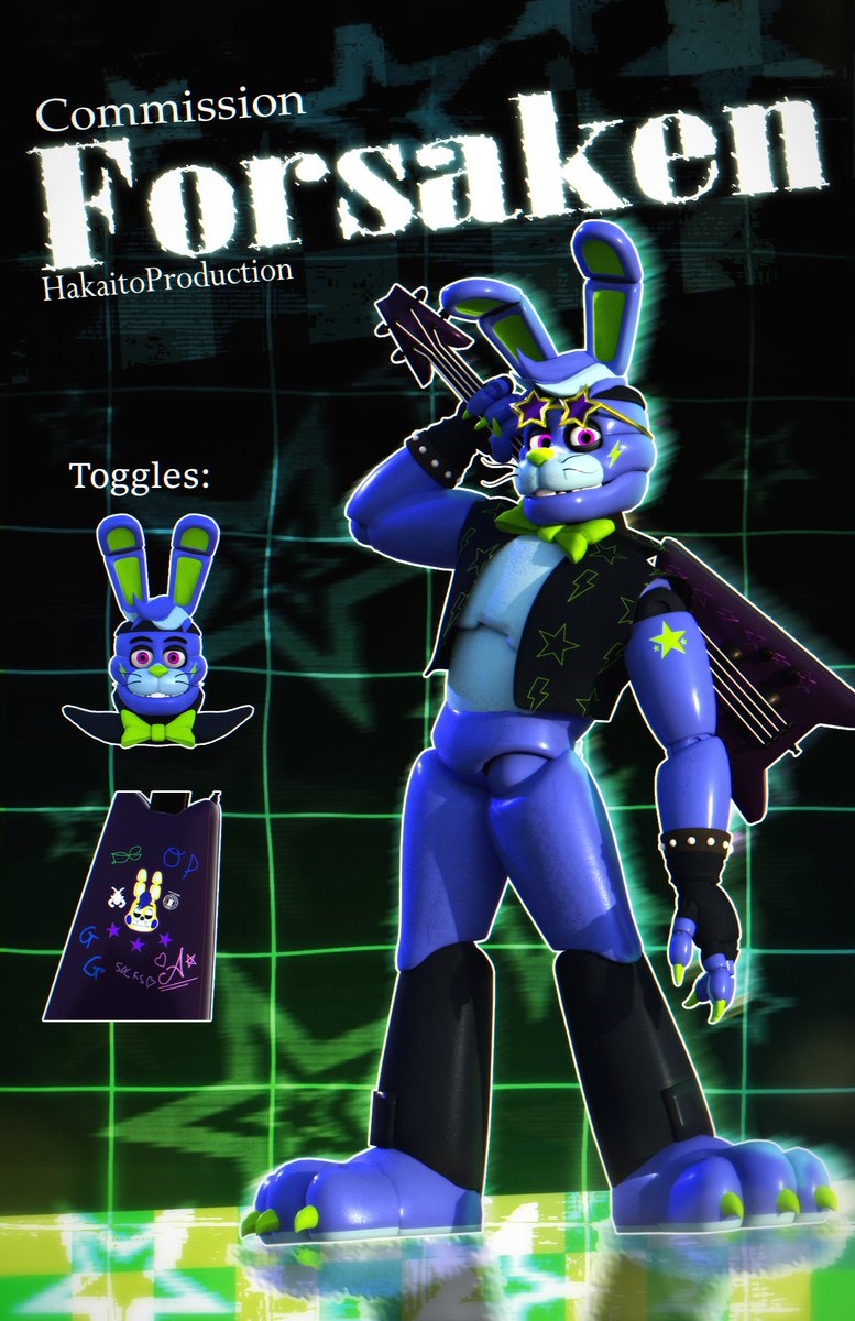 Kaino_zu's tweet photo. [Forsaken] FNAFOC | CustomModel Commission For:
@ForsakenBonnie
the big boy :00  

Thank you for commissioning!    

#oc #fnafoc #sfmfnaf #blender #sfm #commission #3d https://t.co/DRuN5tbHFd
