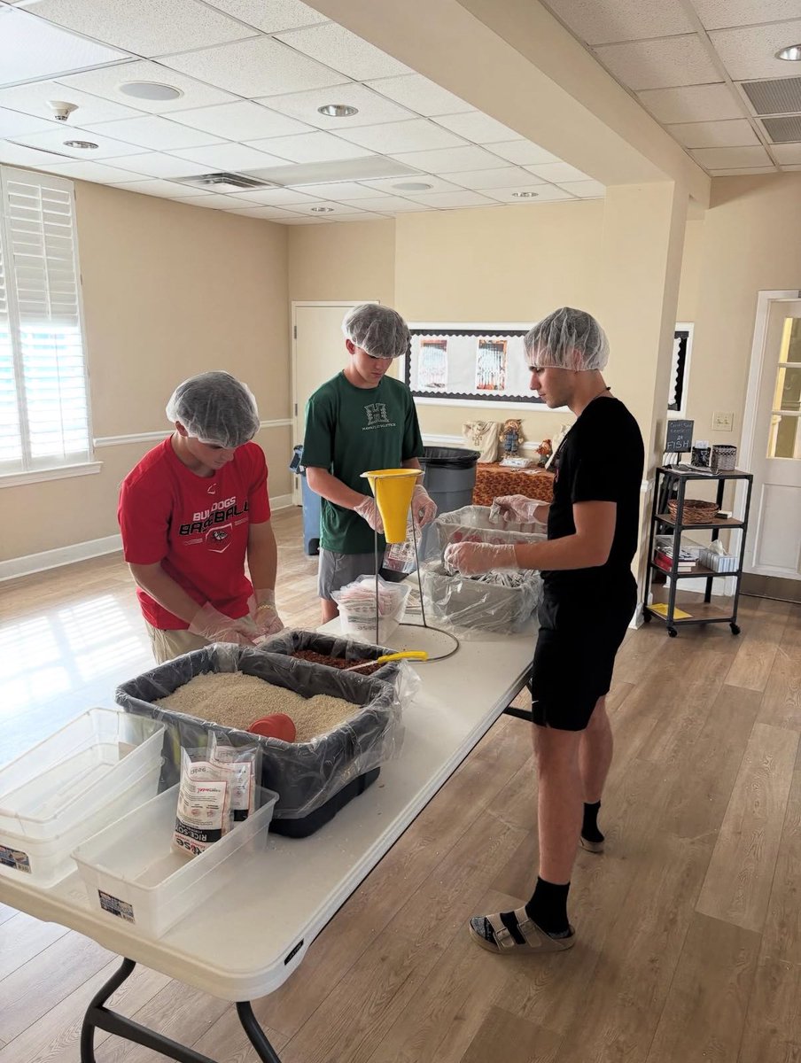 Got to help Rise Against Hunger today. So grateful for the opportunity to help others.