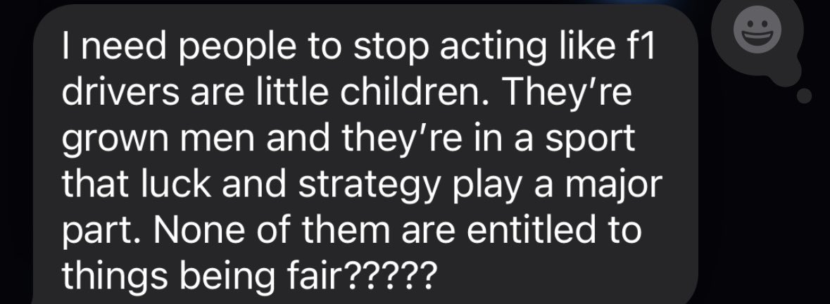 Fair few f1 fans need to see this and come to terms x