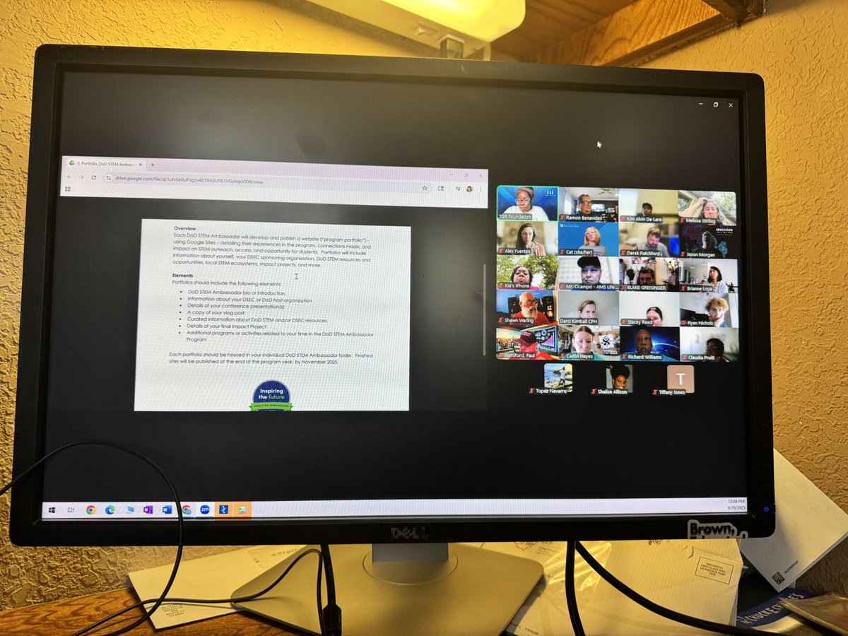 R_Benavides2's tweet image. 9 months into @DoDSTEM Ambassadorship &amp;amp; with 2 months left! 🚀 So much professional &amp;amp; personal growth thanks to @Society4Science. Hoping the impact resonates beyond this chapter, especially with the amazing people I've met. What an opportunity! #DoDSTEM #STEMAmbassador