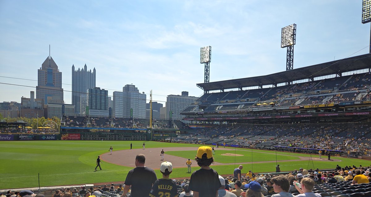 Got to see the last Pirates home game before leaving Pittsburgh. 
<a href="/Pirates/">Pittsburgh Pirates</a>