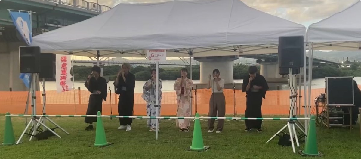 Pop_corn_os's tweet photo. \\🍿出演報告🍿//

−2025.09.21−

水都音楽祭アカペラストリートに出演しました💥

花火のように弾ける元気、届きましたでしょうか？

2025年夏の締めくくりでした👘🎆 https://t.co/NOTDXRPDHQ