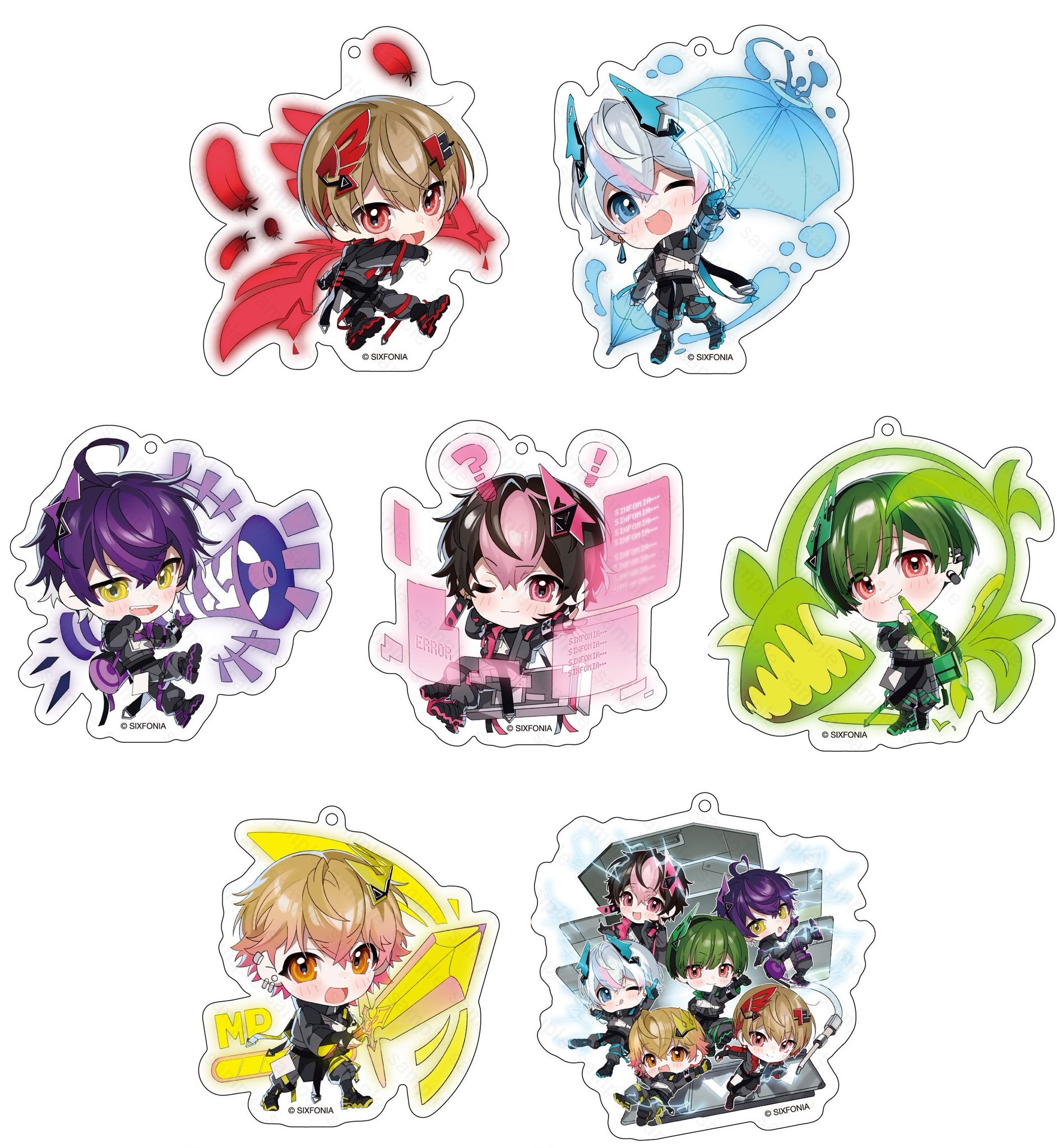 シクフォニ SIXFONIA LAN おそ松さんコラボグッズセット シクフォニ SIXFONIA LAN おそ松さんコラボグッズセット シクフォニ