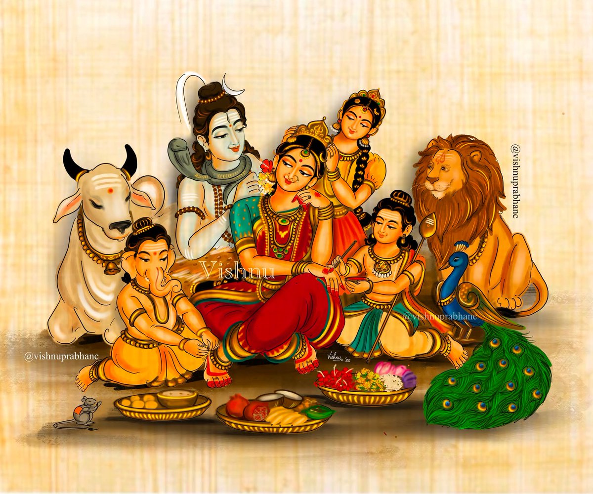 यह पावन संगम दर्शाता है कि जहाँ शिव हैं वहाँ भक्ति है,
जहाँ शक्ति है वहाँ जीवन है,
जहाँ गणेश हैं वहाँ मंगल है,
और जहाँ कार्तिकेय हैं वहाँ विजय है।
ॐ नमः शिवाय 🚩🙏