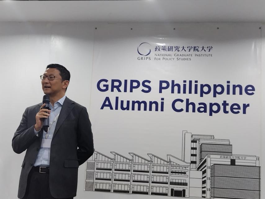 AmbJPNinPH's tweet image. Delighted to join such remarkable individuals for the GRIPS Philippine Alumni Chapter Reunion! 🇯🇵 is proud to have played a significant role in shaping some of the 🇵🇭’s brightest minds, committed to driving forward change &amp;amp; innovation for the Philippines and beyond. 🌐🌟