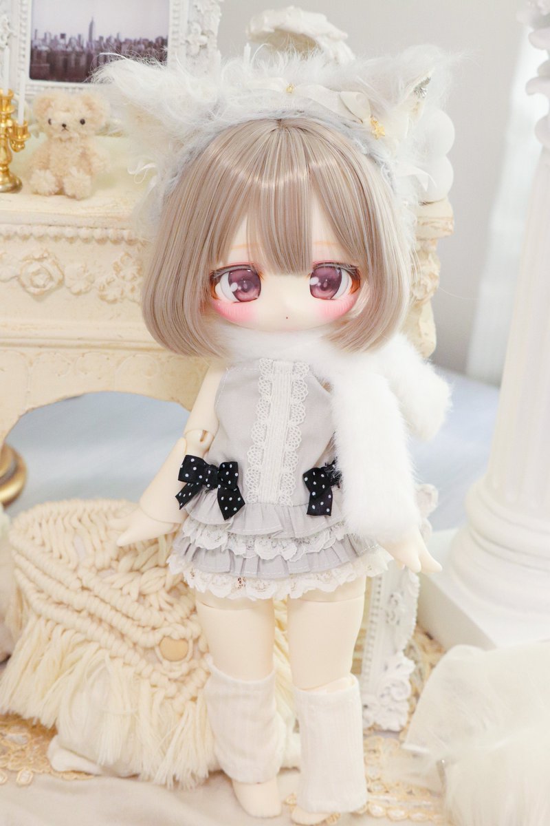 リボンドール♬　かわいいお顔立ちです☆ オビツ11の型紙の教科書「チロル & リボン」 | Dollybird