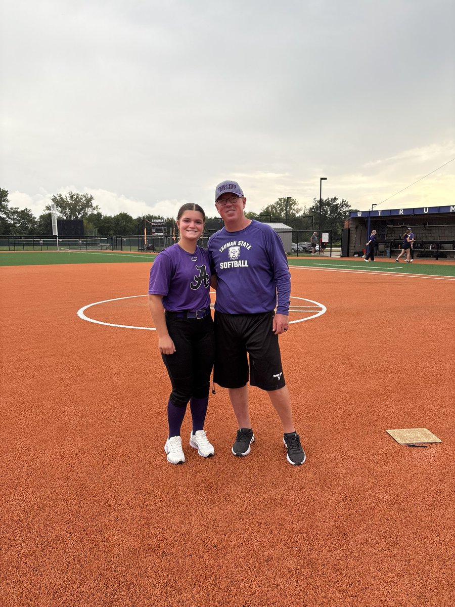 MylaPetersen09's tweet photo. Thank you to @TrumanSoftball for a great camp today. I got great feedback and loved getting to see the beautiful campus! @CoachFerrill @AcesFPMidMO https://t.co/1AjfwP4lGJ