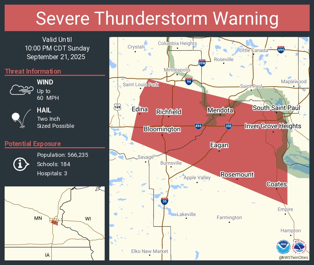 NWS Twin Cities tweet media