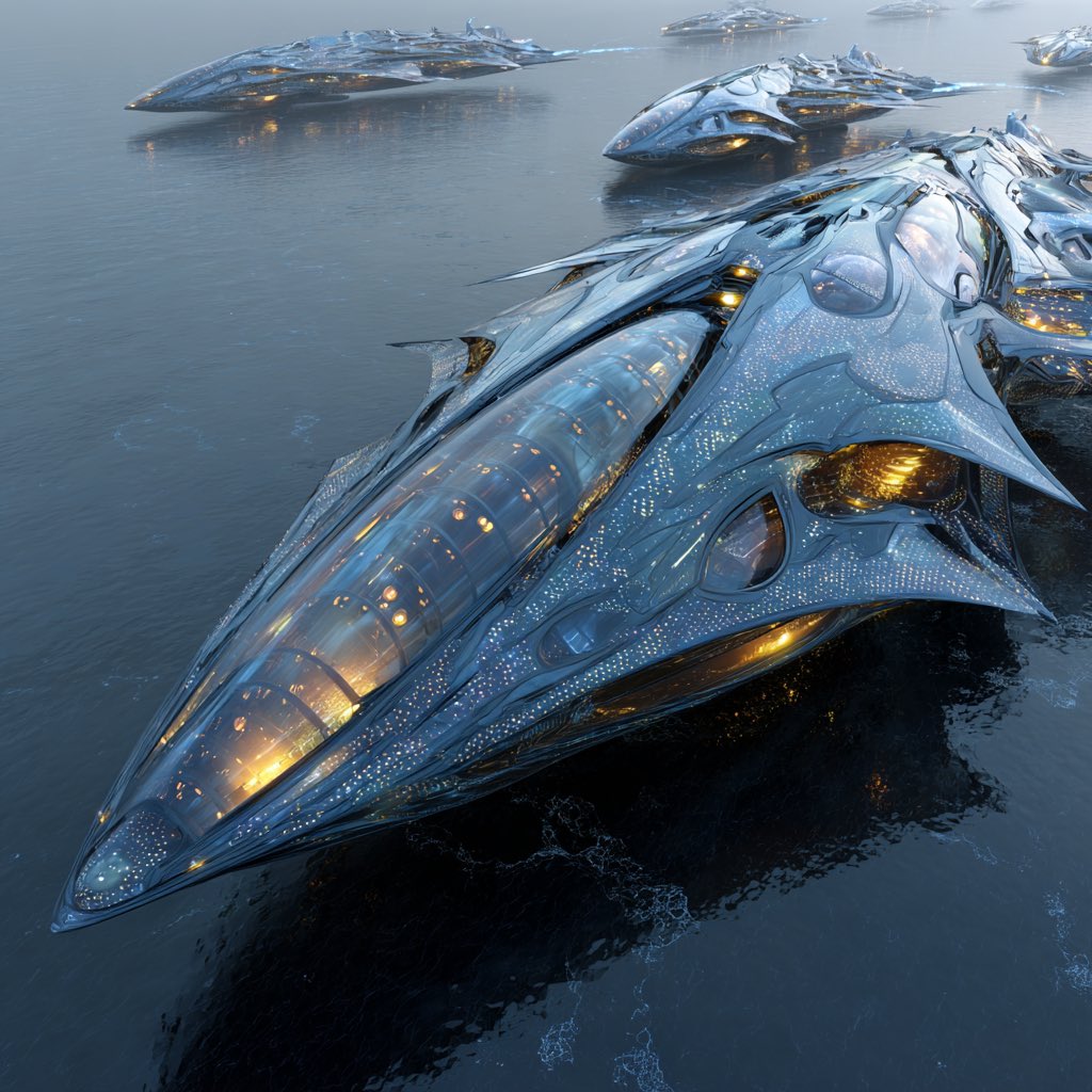 JROCKN1's tweet image. QT Ship
The 👽 Naval Fleets lie undetected in our deepest ocean depths awaiting the signal
