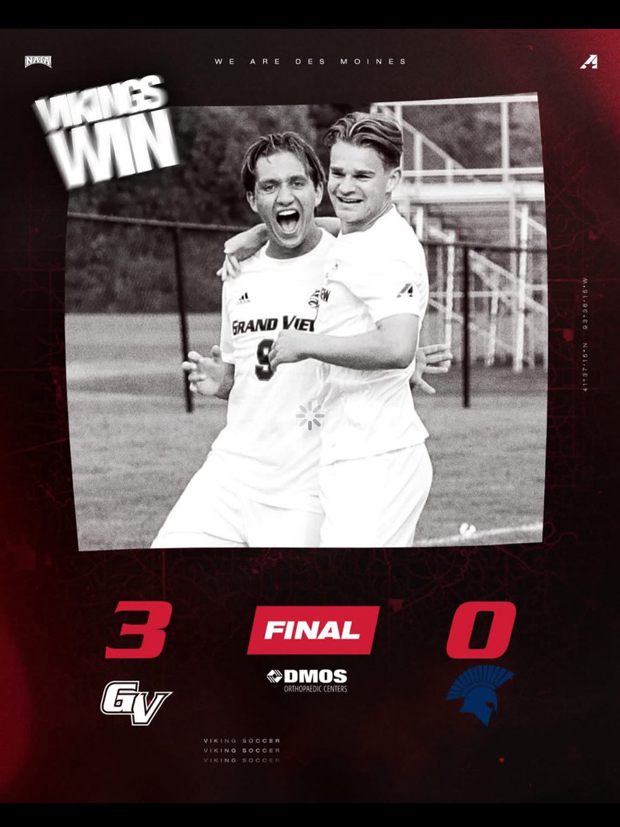 🔥 STILL UNDEFEATED 🔥
Your Vikings come home with another huge road win after battling Missouri Baptist University! 💪⚽️
The boys keep the streak alive, moving to 8-0-1 overall and 4-0-0 in conference play! 🚀

#TheRightWayToPlay #Vikings