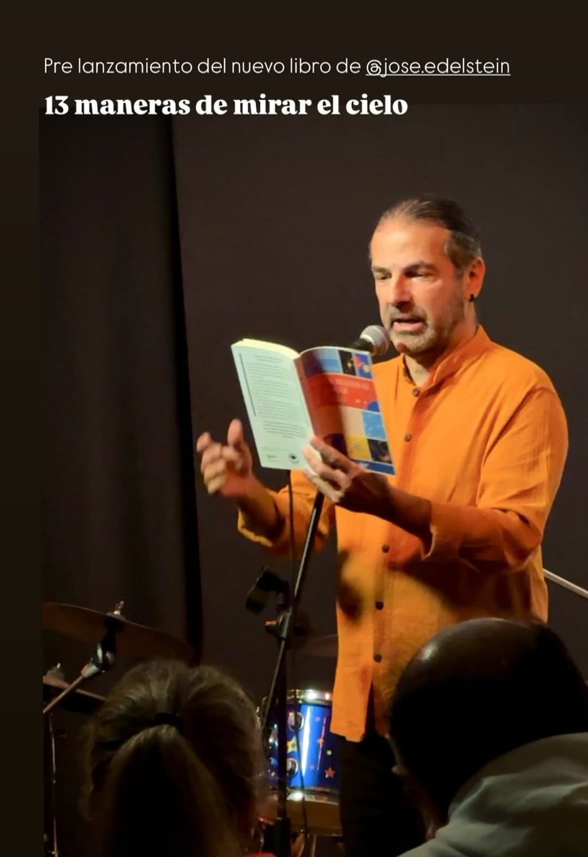 Ayer estuve en la pre-presentación de "13 maneras de mirar el cielo", el nuevo libro de mi querido amigo José Edelstein [<a href="/joseedelstein/">Jose Edelstein</a>]. No hay forma de mirar el cielo –o el pasado, que es lo mismo– de la misma manera después de leer este libro.