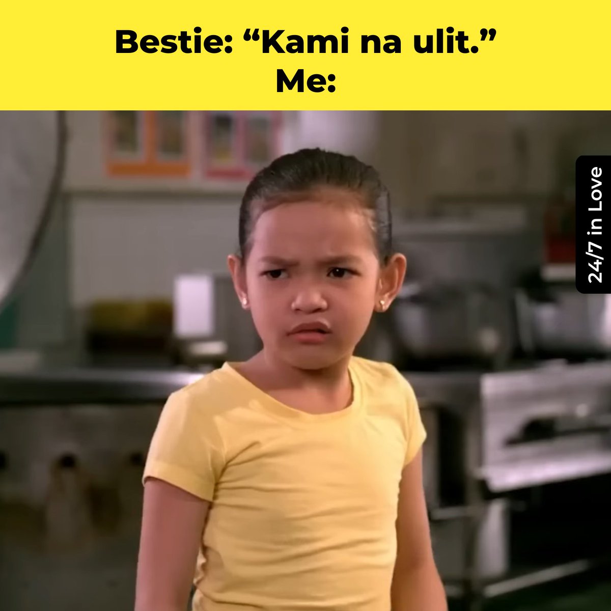 StarCinema's tweet image. Ang rupok talaga ni sis! 🤦‍♀️

#XyrielManabat #247InLove