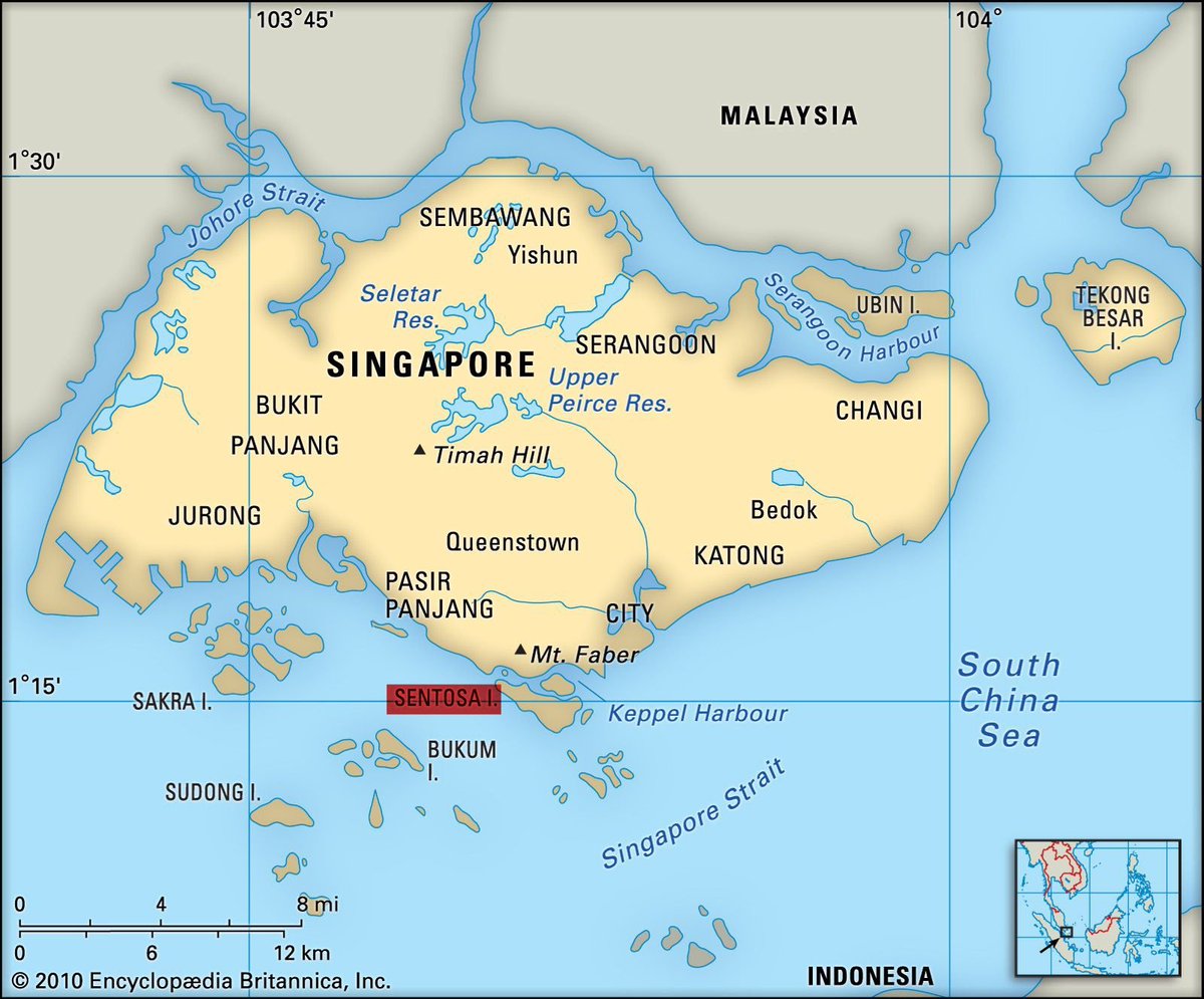 Singapore: Oil spill forces temporary closure of Sentosa Island beaches.