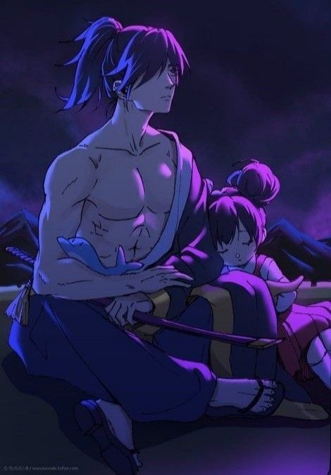 He's sitting there eith his hallucination at his side unable to sleep.