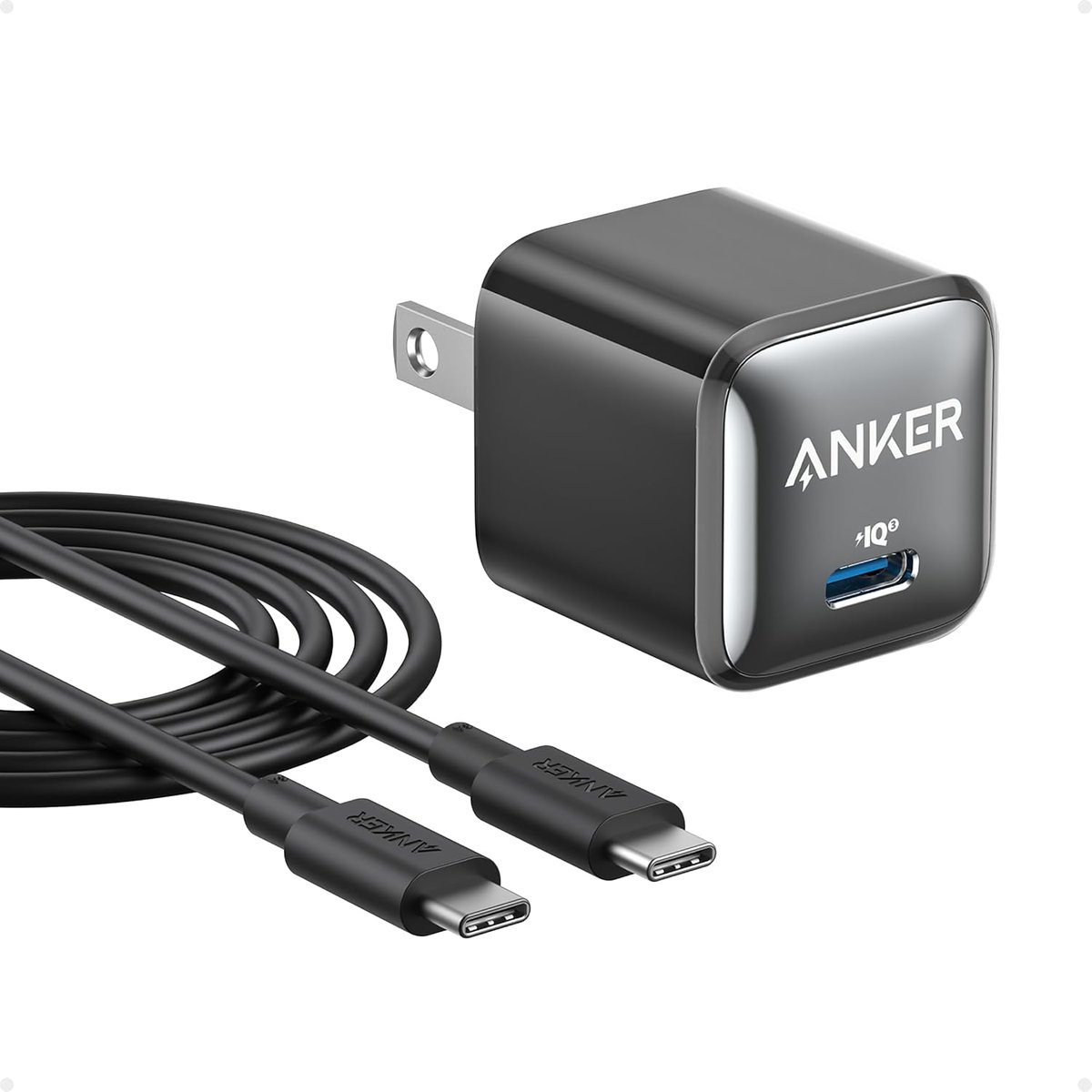 ritas_finds's tweet image. ⚡️ $9.99 ONLY – #Anker 20W USB-C #Charger! 🔌Charges iPhone 16/15 to 50% in 25 mins (3x faster than old 5W)! ActiveShield keeps devices safe, 1 pack + 6ft cable included!

Grab yours now: joylink.io/anker-20w-whit… 

#iPhoneFastCharge #USBCCable