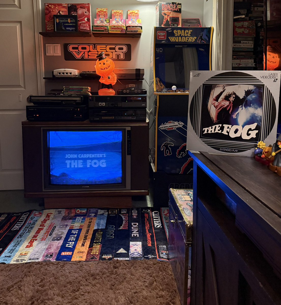 Let’s kick the season off with “The Fog” on LaserDisc.