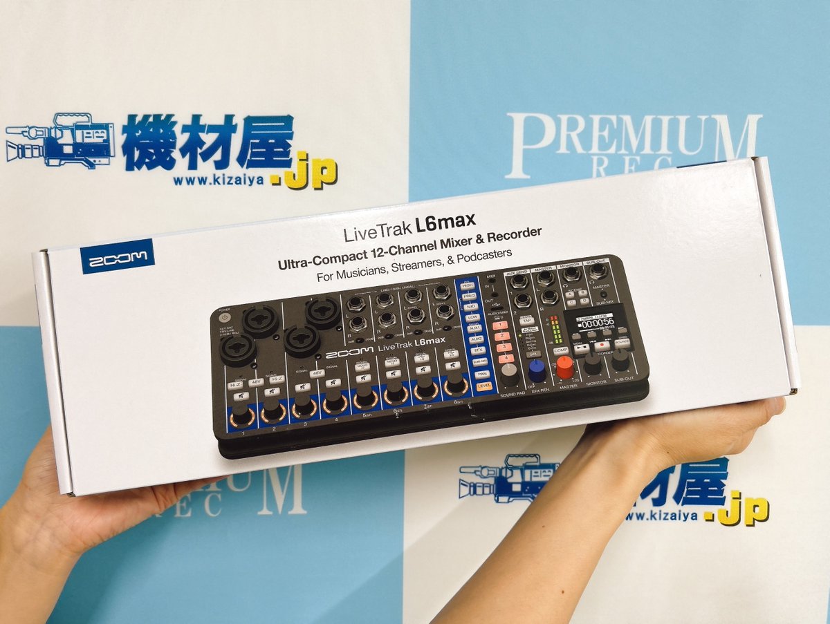 provideokizaiya's tweet photo. 【L6max 入荷ご案内】
ZOOM L6maxが先程入荷いたしました！
今ですと数台フリー在庫ございます！ https://t.co/TiuQZ4PR31