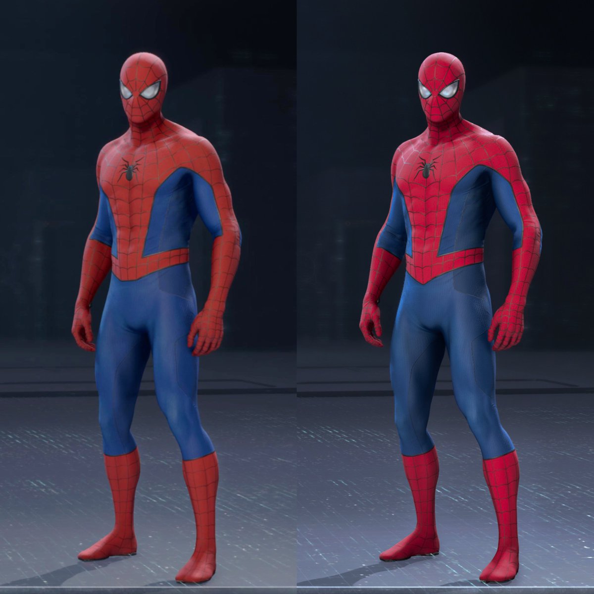 See what I mean 

(Had to add the belt point and forearms, now it’s perfect)