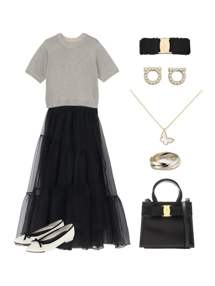 昨日のコーデ！
ベージュ×ブラック×YGの組み合わせお気に入り☕️秋服巡りしてきて秋冬が待ち遠しい🙂‍↕️🍂