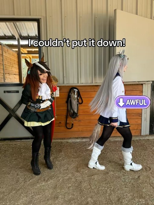 2 pic. No ice skating with Oguri after this one gang... umamusume https://t.co/9rh31bNX2E<a href="/tag/starwarscelebrationjapan"class="tags"><span>#starwarscelebrationjapan</span></a>