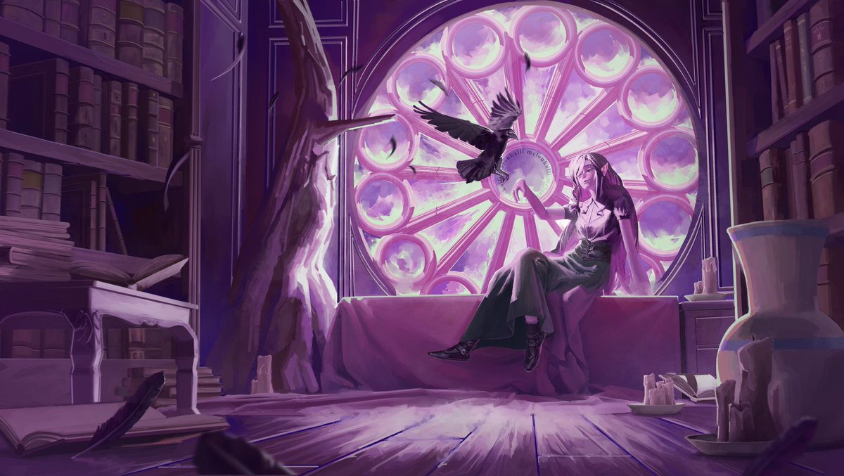 melonkalli's tweet photo. this one is kinda old but im pretty proud of this, first time trying out fully illustrating like this https://t.co/gxwmVLWc91