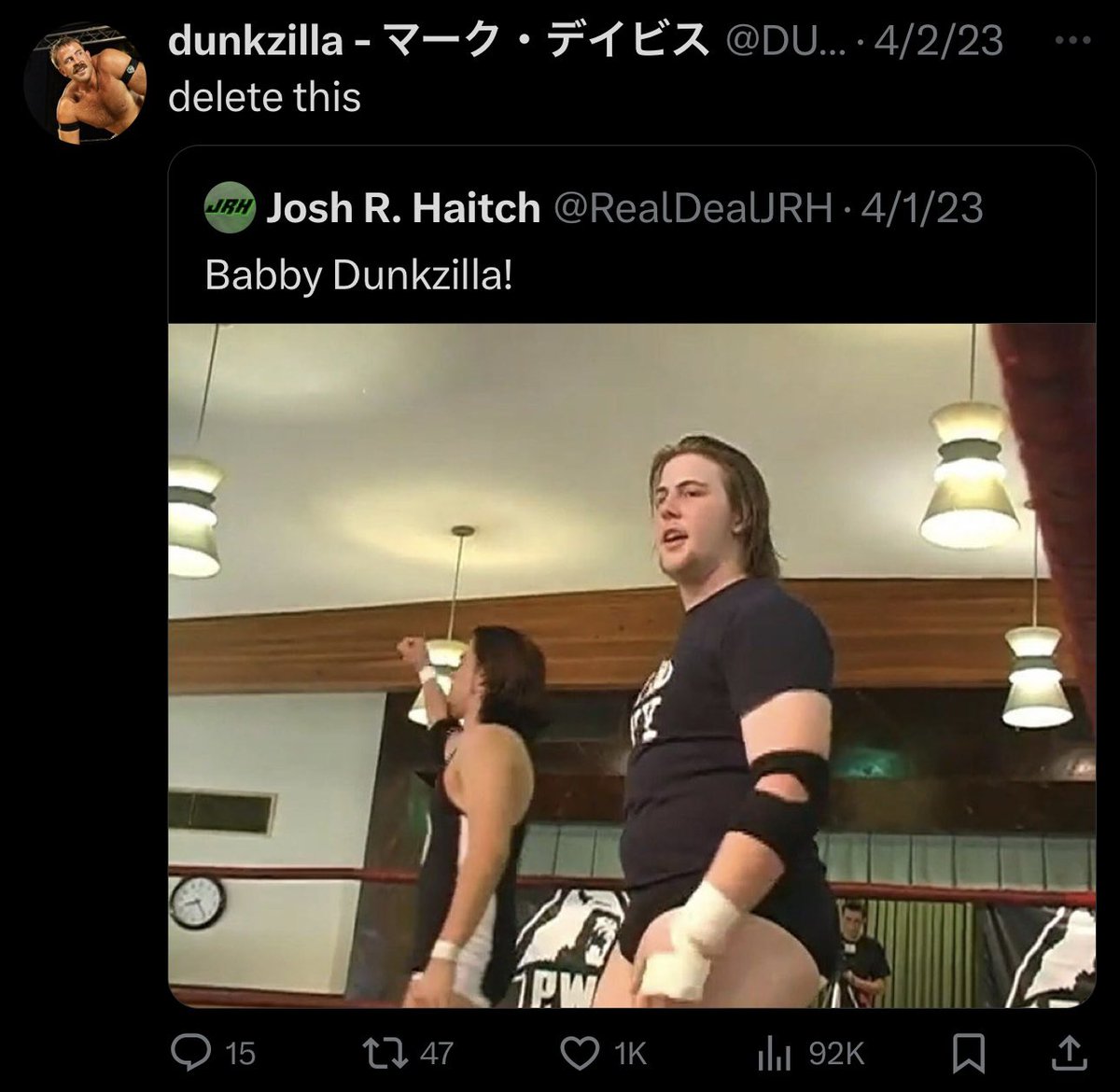 dailydunkzilla's tweet image. #dunkzilla #markdavis #aussieopen #unitedempire #dailydunkzilla #doncallisfamily #allelitewrestling #aew #aewdynamite #aewcollision #dailymarkdavis