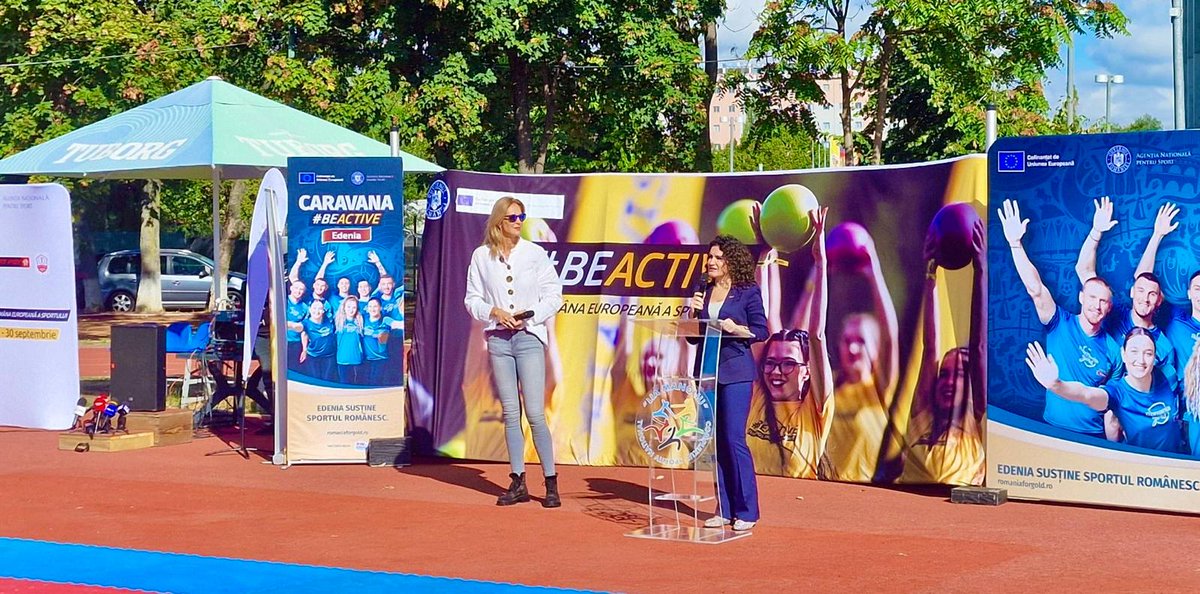 RCERomania's tweet image. Europa 🇪🇺 este mai puternică atunci când fiecare dintre noi alege să fie activ. Alege să #BeActive!

Mai multe informații despre toate evenimentele desfășurate în 🇷🇴, în perioada 23–30 septembrie, ca parte a #EuropeanWeekOfSport, sunt disponibile aici 👇
romaniabeactive.ro