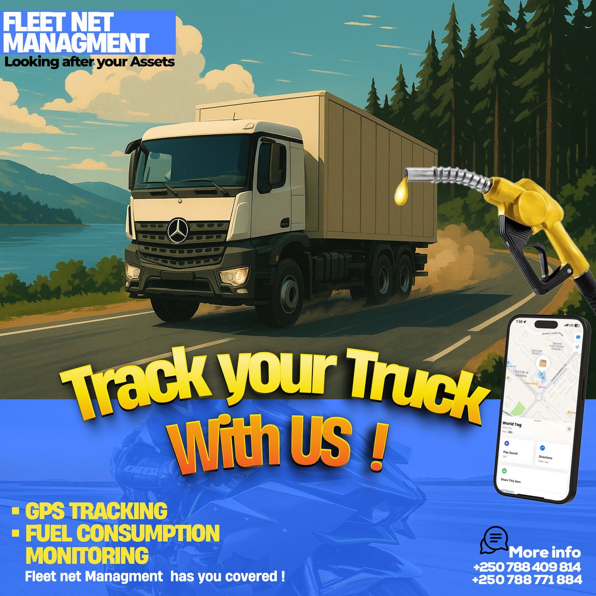 FleetnetRwanda's tweet image. Get the ultimate peace of mind with a GPS tracker device by your side. #FleetNet #Rwanda