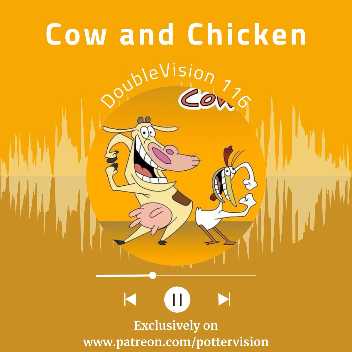 Cow and Chicken - DoubleVision 116

The genetically-impossible siblings go on a field trip to Folsom Prison before exploring the mysteries of the girls' bathroom.

Exclusively on patreon.com/doublevision