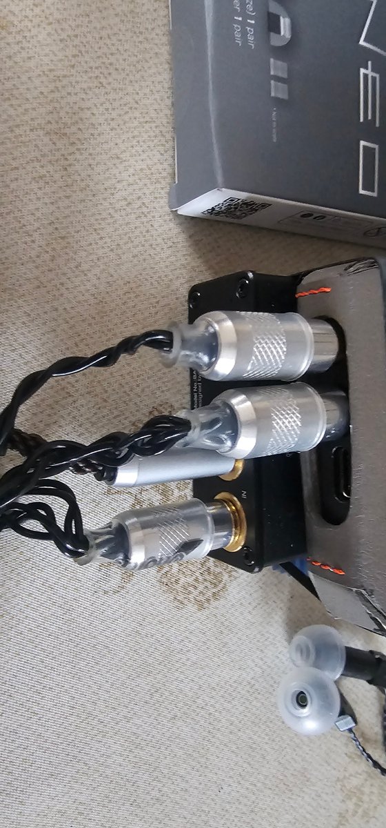 amsmkw's tweet image. 新生 #ポタオデ 環境
#COWON PLENUE R2
#EtymoticResarch ER-4P
#オヤイデ電気 Re:cord Palette 8 ER-4P
#Oriolus BA300S MKII + 2.5mm+3.5mmGND to 4.4mm ofc cable
#okcsc ADC8 4.4mm to 3.5mm
#SpinFit NEO Lサイズ
イヤーピース耳に合わないのばっかりだったけどこれSpinFitのピッタリだった。最高