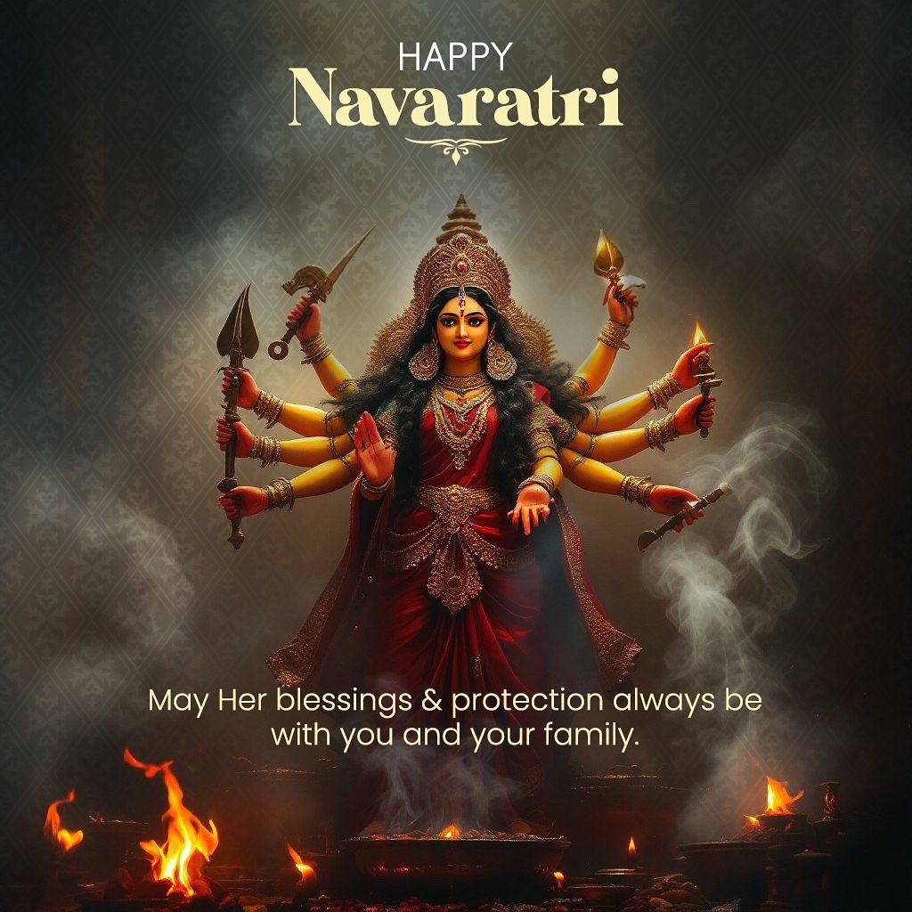 SimranbaggaOffc's tweet image. Wishing you all a very happy and blessed Navaratri♥️

#HappyNavaratri #navratrispecial