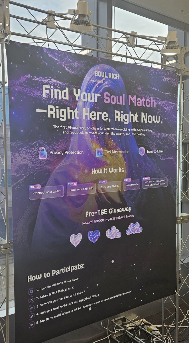 hAYAnS3's tweet image. Soul.rich 밋업 왔어용

직관적 UI/UX, 초보자도 쉽게

다양한 스테이킹/투자 옵션으로 수익 가능

활발한 커뮤니티 &amp;amp; 빠른 지원

2FA 등 안전 장치 충분

💡 한 줄 요약: 투자와 커뮤니티 경험을 동시에!

#SoulDrop
#SoulRich #Crypto #DeFi #스테이킹 #블록체인