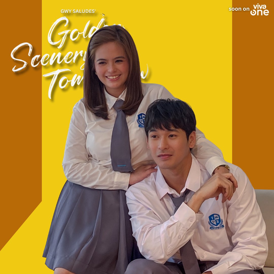 StudioVivaPH's tweet photo. Yes po, pagmamay-ari po nila ang isa't-isa.
Our Via &amp; Arkin, found home in each other. 🧡🌅

Stay tuned for more updates. Golden Scenery of Tomorrow is coming this October, only on Viva One — starring Bea Binene and Wilbert Ross.

#GoldenSceneryOfTomorrow
#BeaBinene
#WilbertRoss https://t.co/CmMPkqGETI